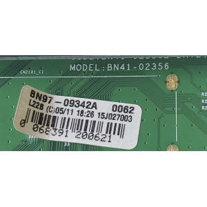 MAIN PARA TV SAMSUNG / NUMERO DE PARTE BN94-09074E / BN41-02356B / BN97-09342A / BN9409074E / HAWK_M_UHD_7000 / PARTES SUSTITUTAS BN94-08410J / BN94-09992E / BN94-09976E / PANEL CY-GJ075FLLV1H / MODELO UN75JU7100 / UN75JU7100FXZA / UN75JU7100FXZA TS01	